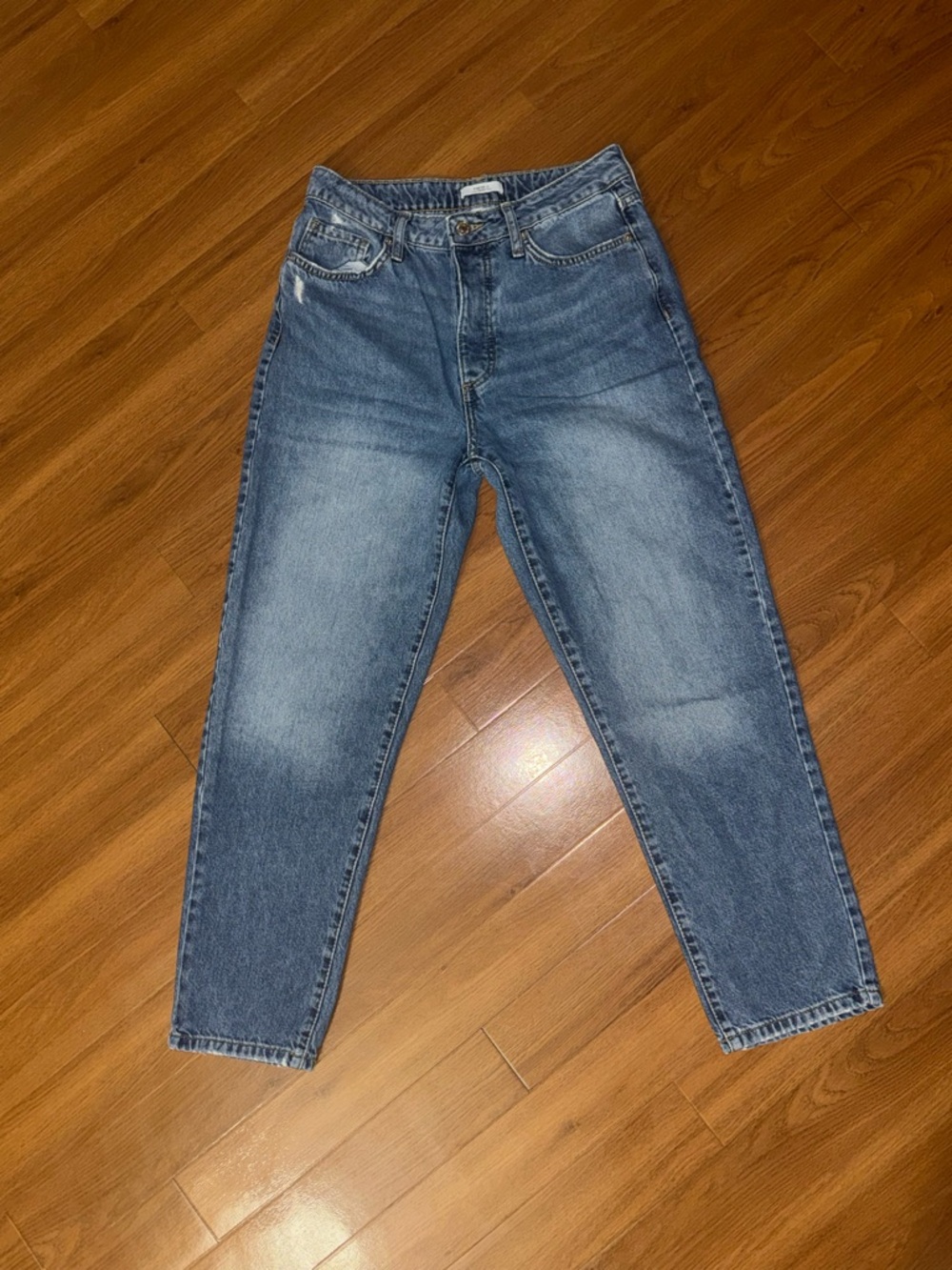 Blue Denim Jeans - Classic Straight Fit